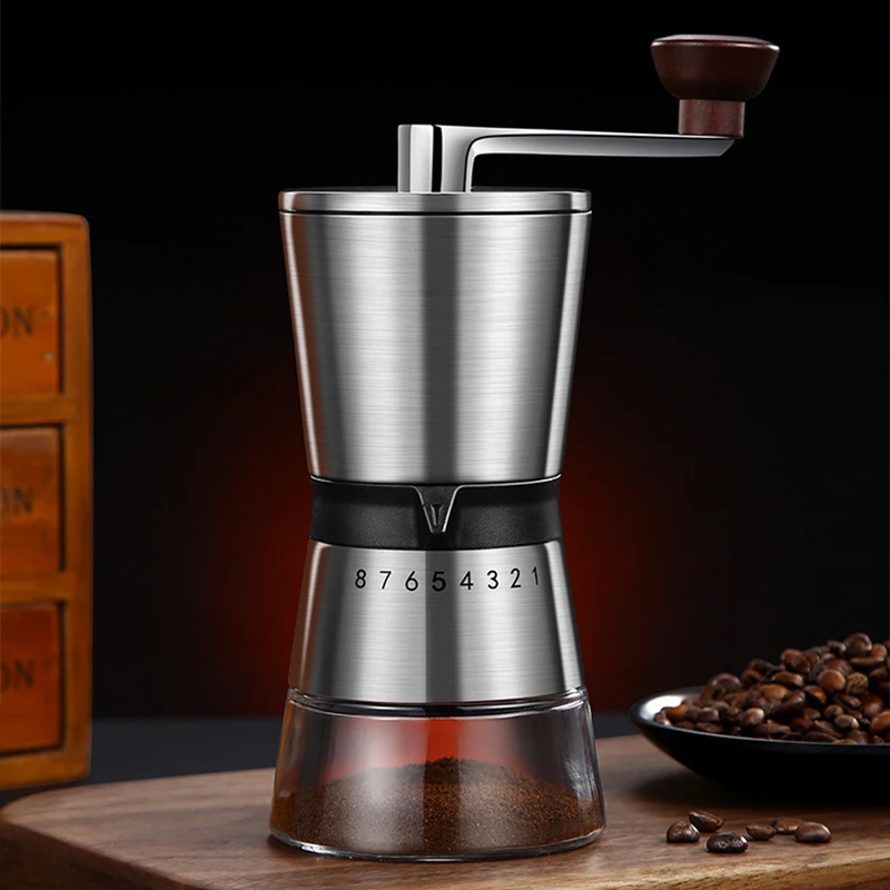 Burr Hand Grinder - Molinillo de Café Manual Ajustable de