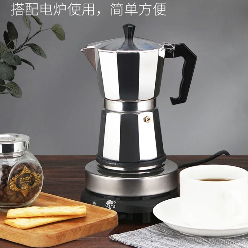 Moka Pot Stove - Cafetera Moka de Aluminio Apta para