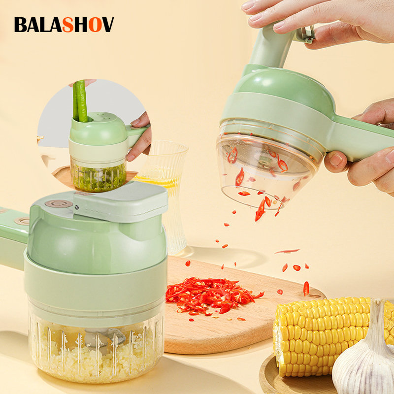 Burr Hand Grinder - Juego de cortador de verduras eléctrico