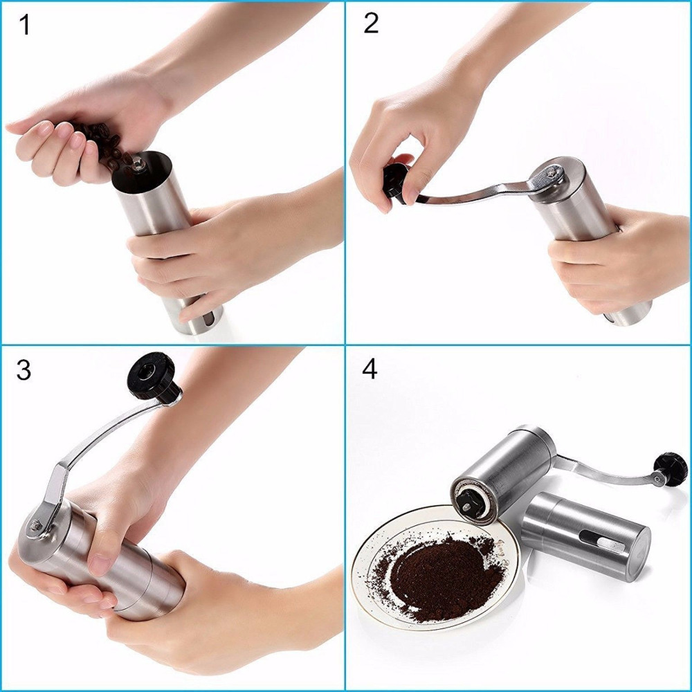 Mini Molinillo de Café Manual  - Burr Hand Grinder reseña y precio