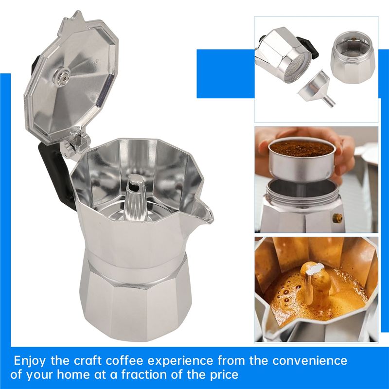 Cafetera Italiana A92P Moka Po - Moka Pot Stove reseña y precio