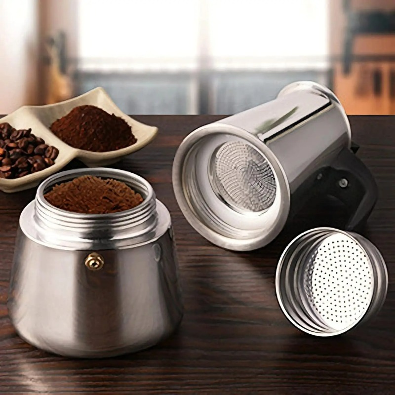Cafetera Mocha de 6 Tazas, Per - Moka Pot Stove reseña y precio