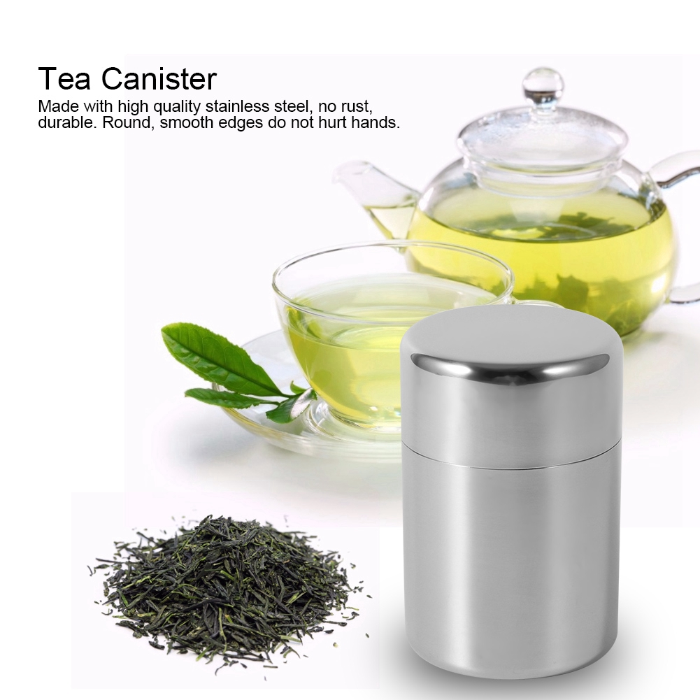 Latas de hojas de té de acero  - Coffee Tea Sugar reseña y precio