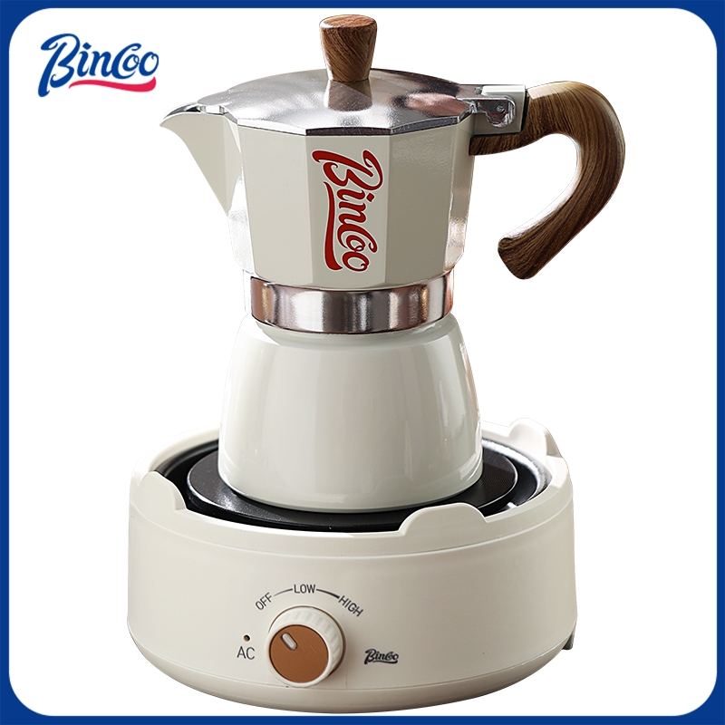 Bincoo Moka Pot y Estufa Eléct - Moka Pot Stove reseña y precio