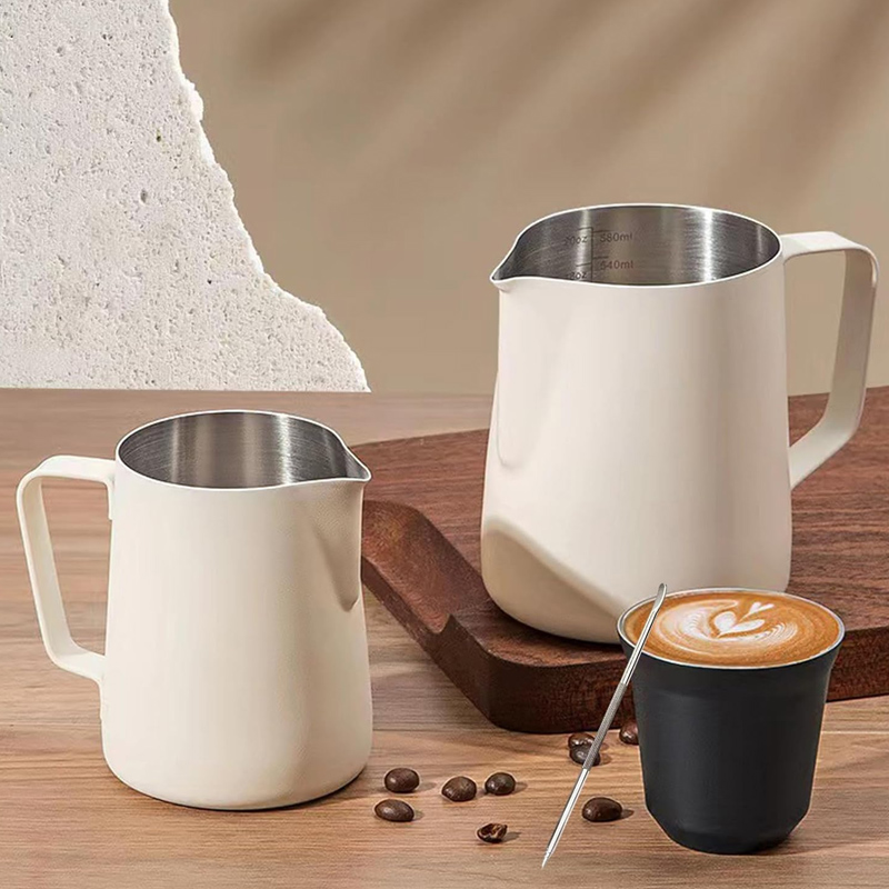 Jarra de leche de acero inoxid - Barista Milk Jug reseña y precio