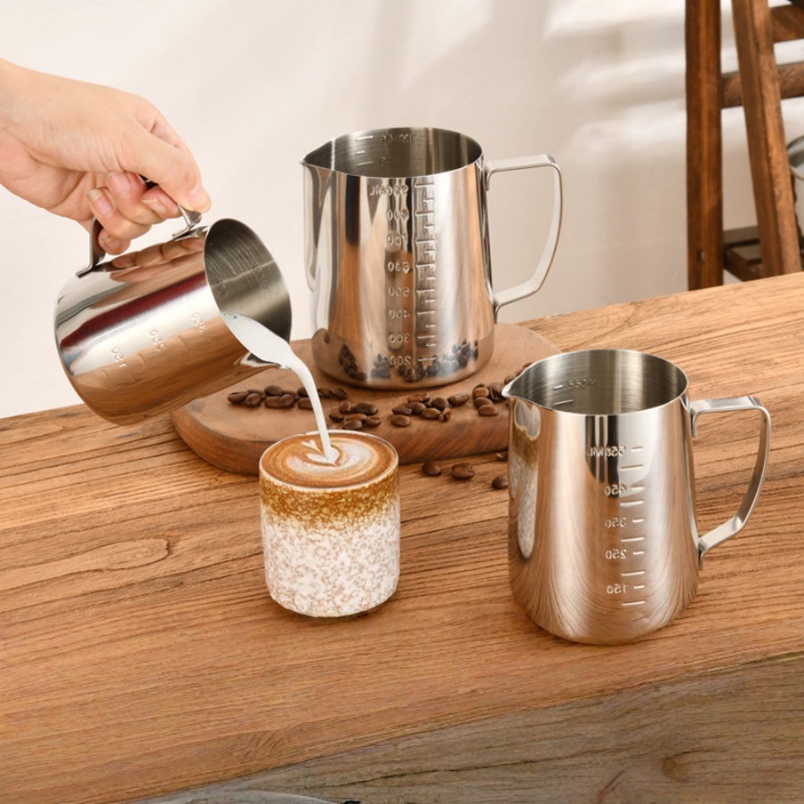 Jarra para Espumar Leche, Jarr - Barista Milk Jug reseña y precio