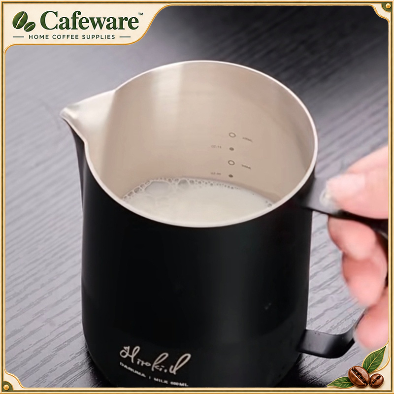 Jarra para Latte Art Dharma de - Barista Milk Jug reseña y precio