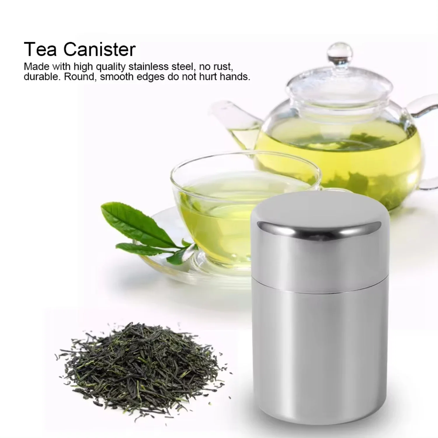 Latas de hojas de té de acero  - Coffee Tea Sugar reseña y precio
